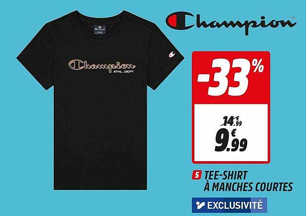 Tee-shirt à Manches Courtes Champion