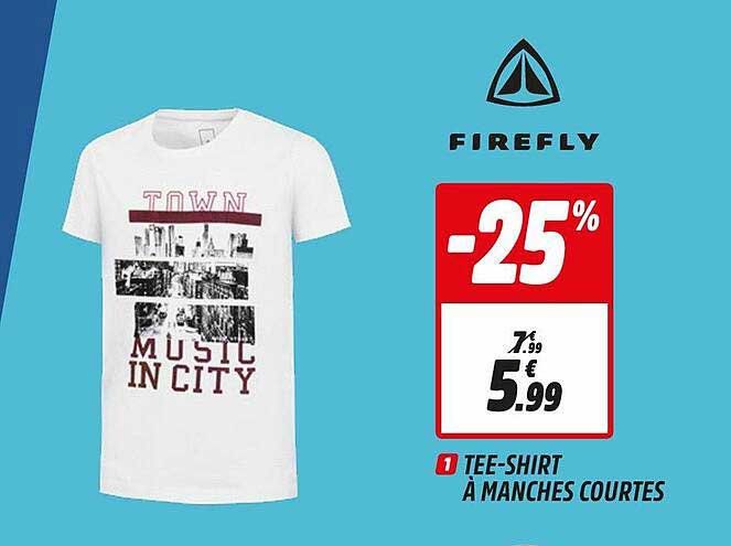 tee-shirt à manches courtes firefly