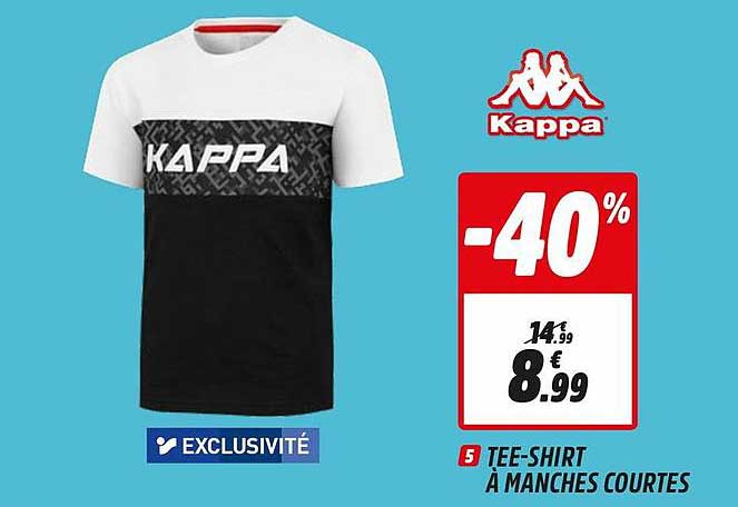 tee-shirt à manches courtes kappa