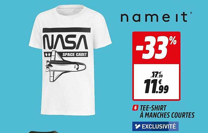 tee-shirt à manches courtes name it