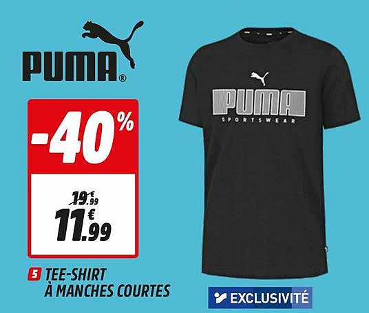 Tee-shirt à Manches Courtes Puma