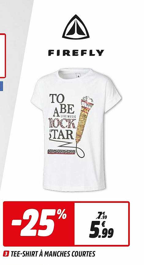 tee-shirt à manches courtes firefly