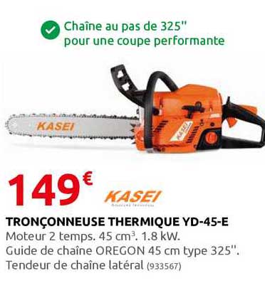 tronçonneuse thermique yd-45-e kasei