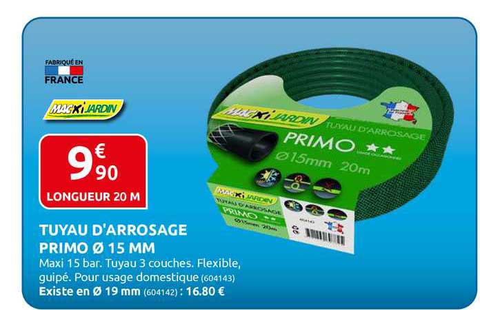 Tuyau D'arrosage Primo 15 Mm