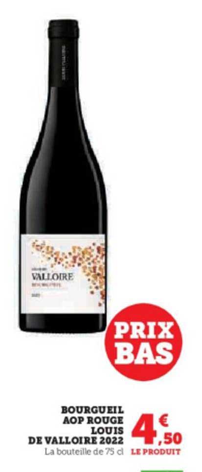 bourgueil aop rouge louis de valloire 2022
