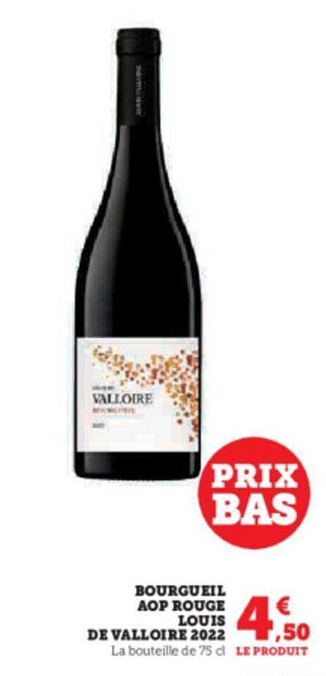 bourgueil aop rouge louis de valloire 2022