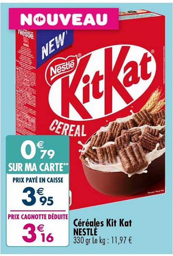 Céréales Kit Kat Nestlé