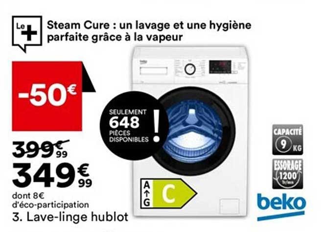 lave-linge hublot beko
