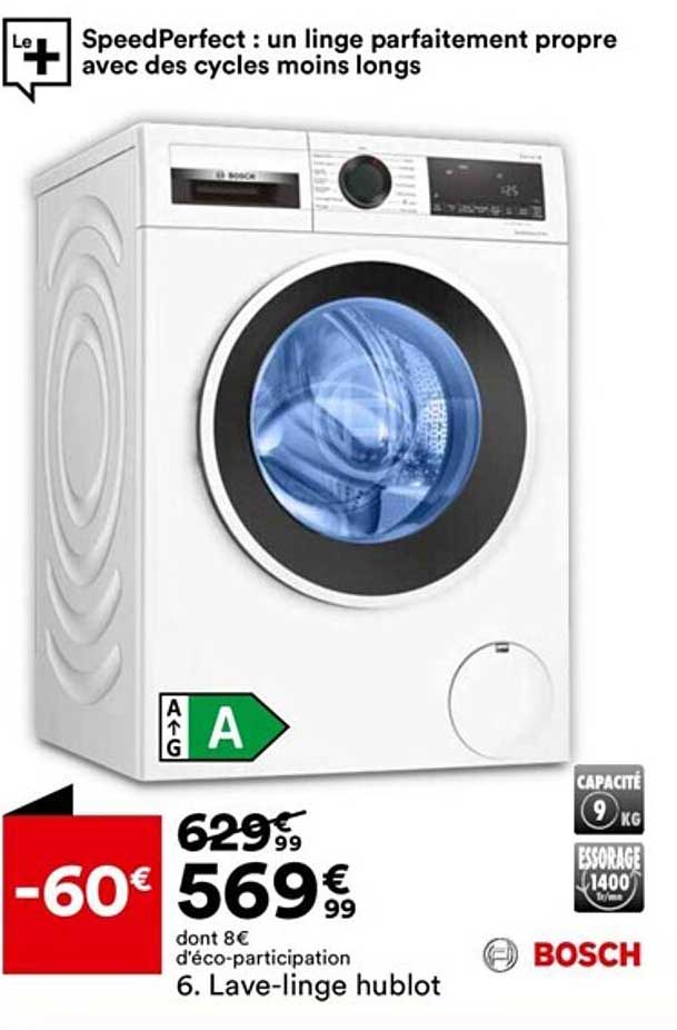 lave-linge hublot bosch