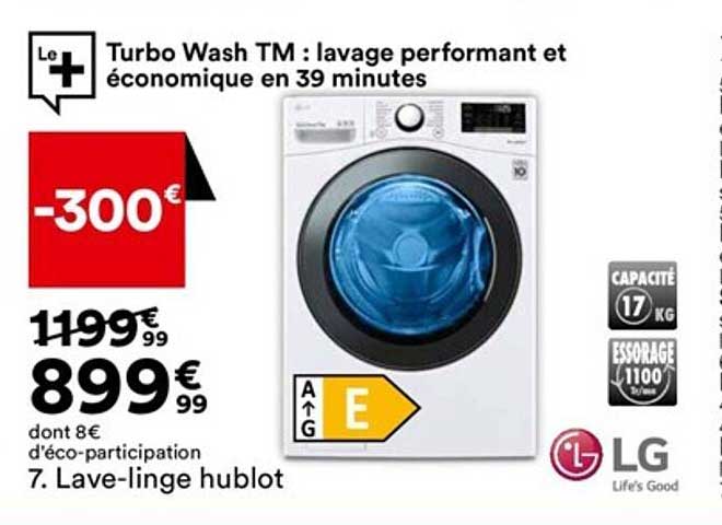 Lave-linge Hublot Lg