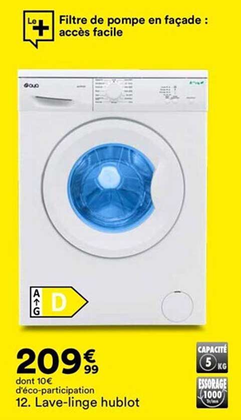 lave-linge hublot