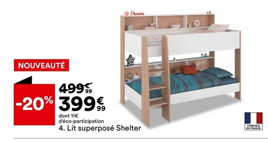 lit superposé shelter