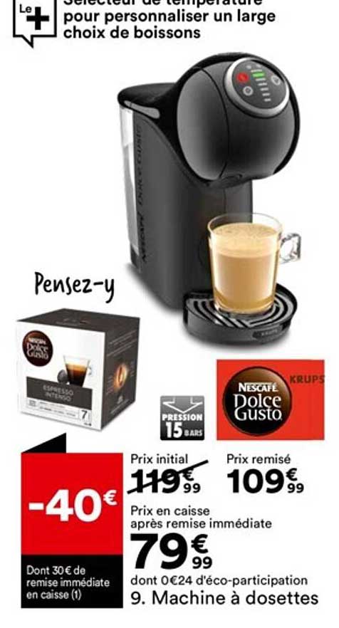 Machine à Dosettes Nescafé Dolce Gusto