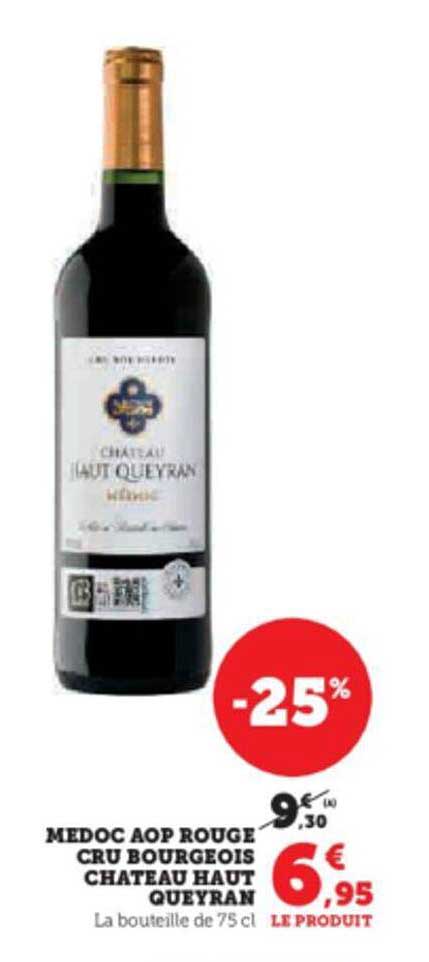 Médoc Aop Rouge Cru Bourgeois Château Haut Queyran