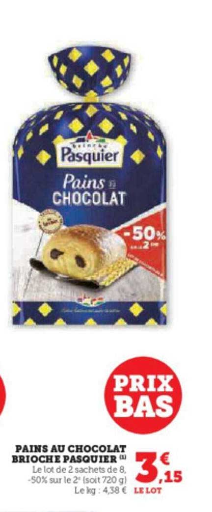 Pains Au Chocolat Brioche Pasquier