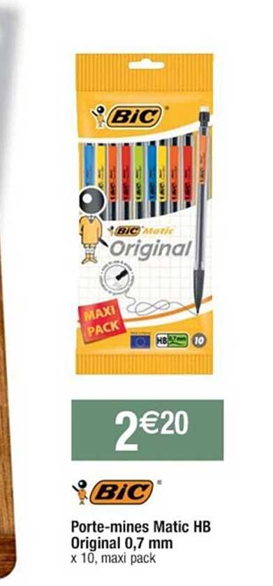 porte-mines matic hb original 0,7 mm bic