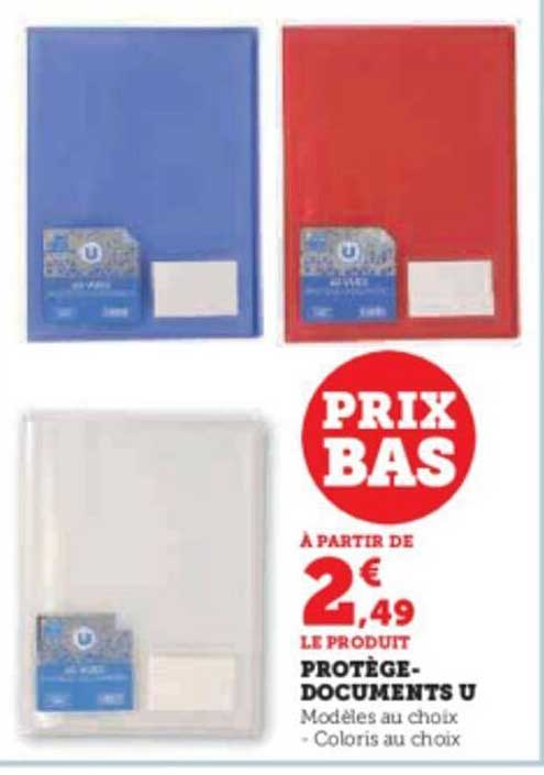 protège-documents u