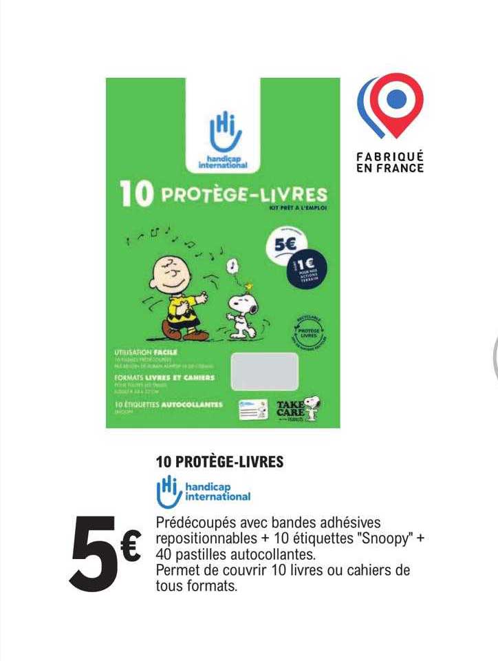 10 protège-livres
