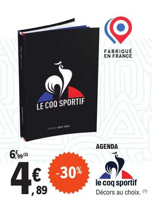 Agenda Le Coq Sportif