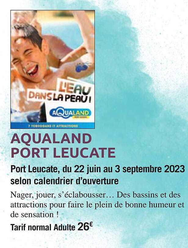 aqualand port leucate