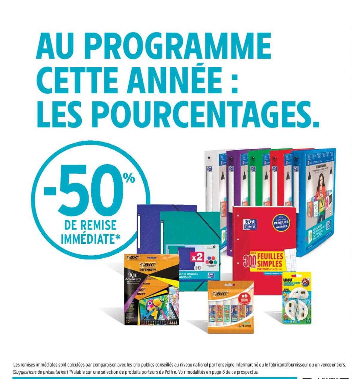 au programme cette année : les pourcentages