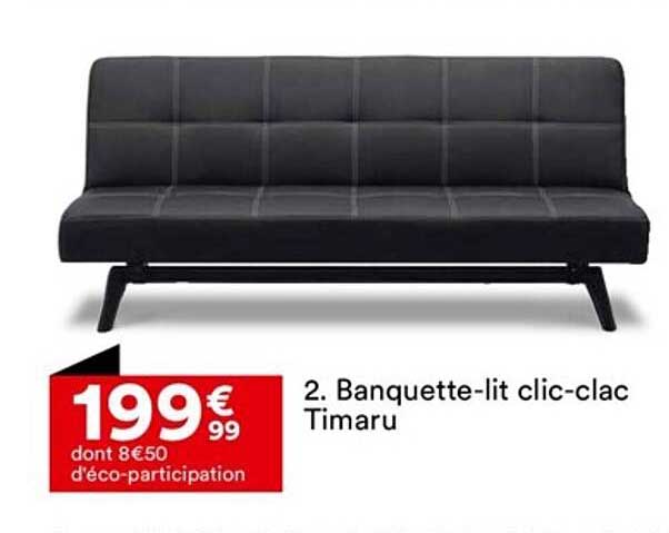 banquette-lit clic-clac timaru