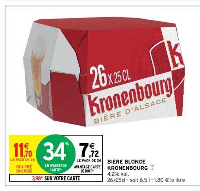 Bière Blonde Kronenbourg