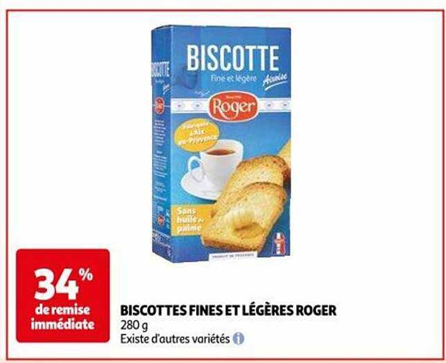 biscottes fines et légères roger