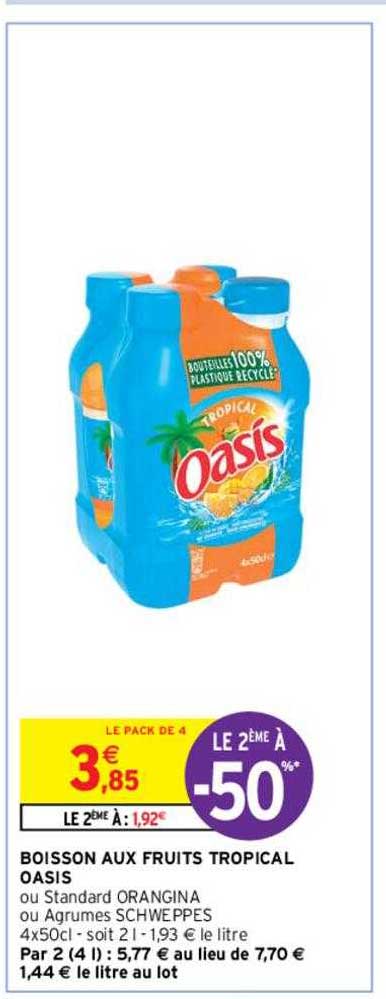 Boisson Aux Fruits Tropical Oasis