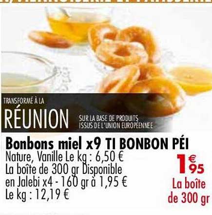 bonbons miel x9 ti bonbon péi