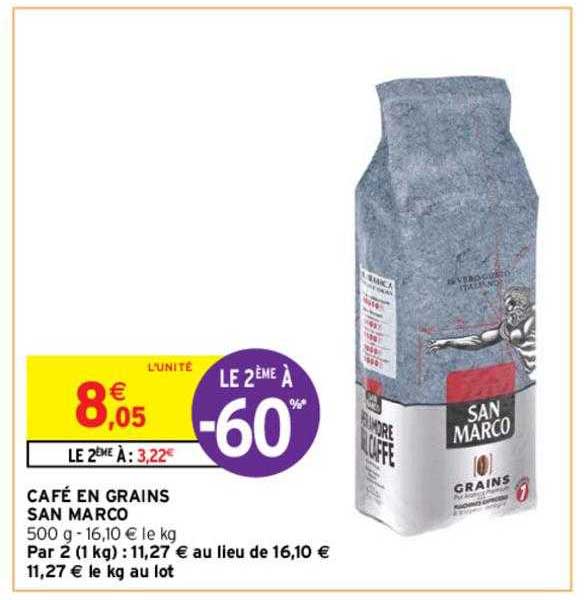 café en grains san marco