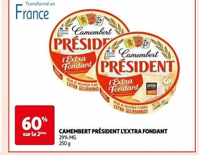 Camembert Président L'extra Fondant