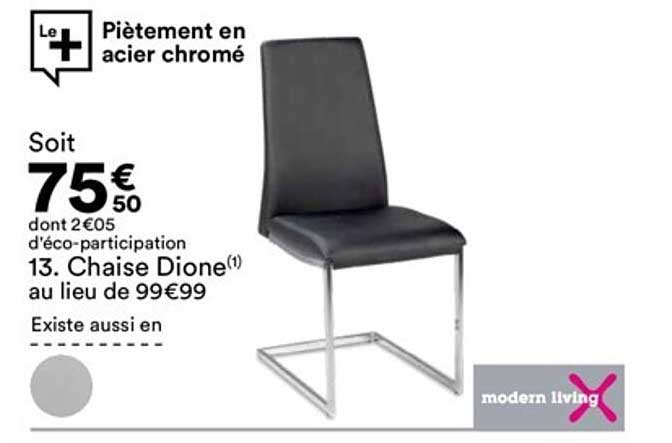 chaise dione modern living