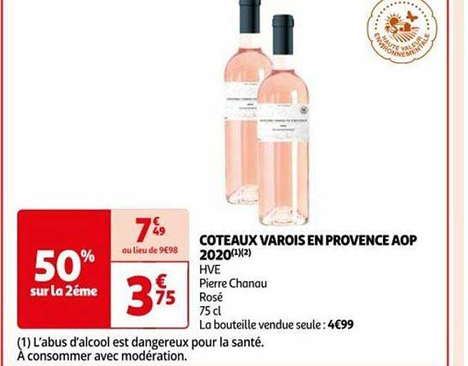 coteaux varois en provence aop 2020 hve pierre chanau