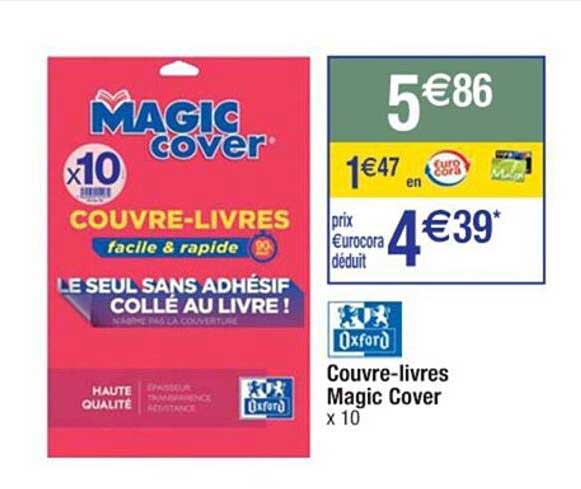 couvre-livres magic cover oxford