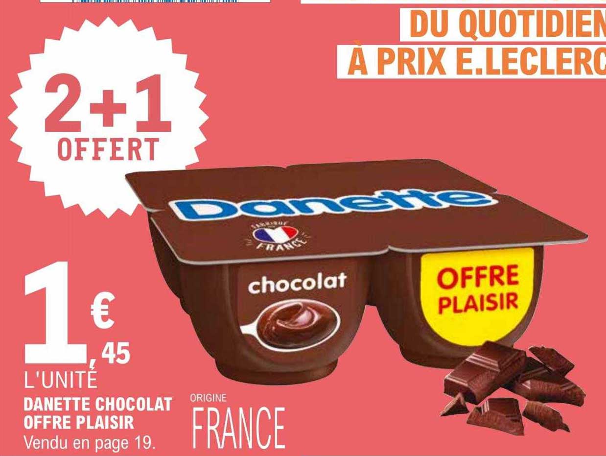 Danette Chocolat Offre Plaisir