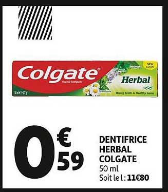 dentifrice herbal colgate