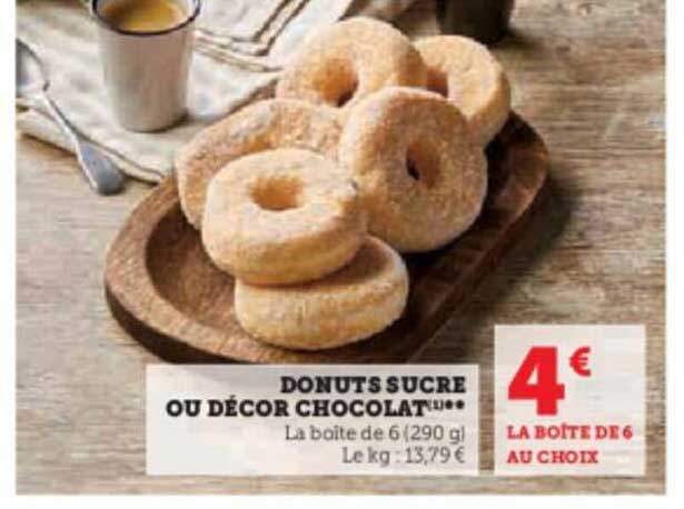 Donuts Sucré Ou Décor Chocolat