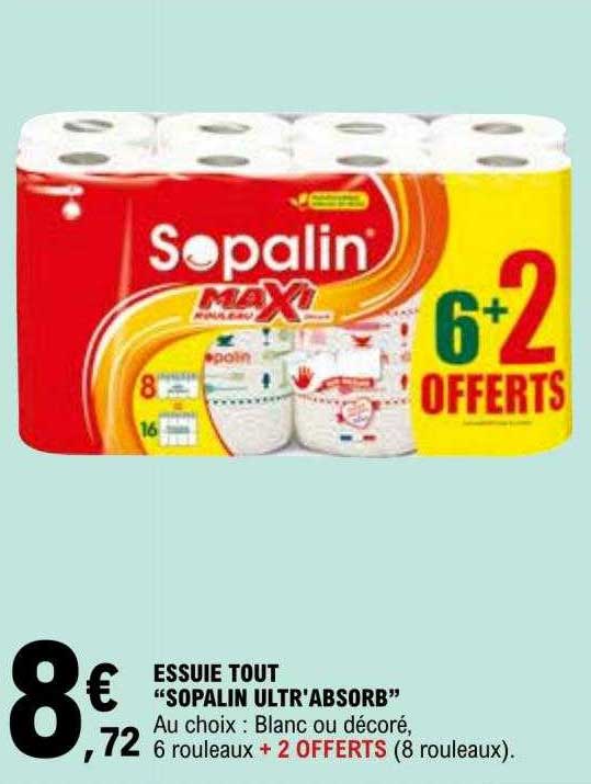 essuie tout "sopalin ultr'absorb"