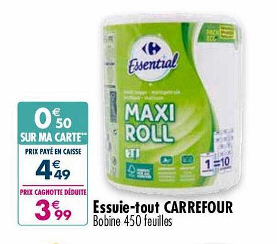 essuie-tout carrefour