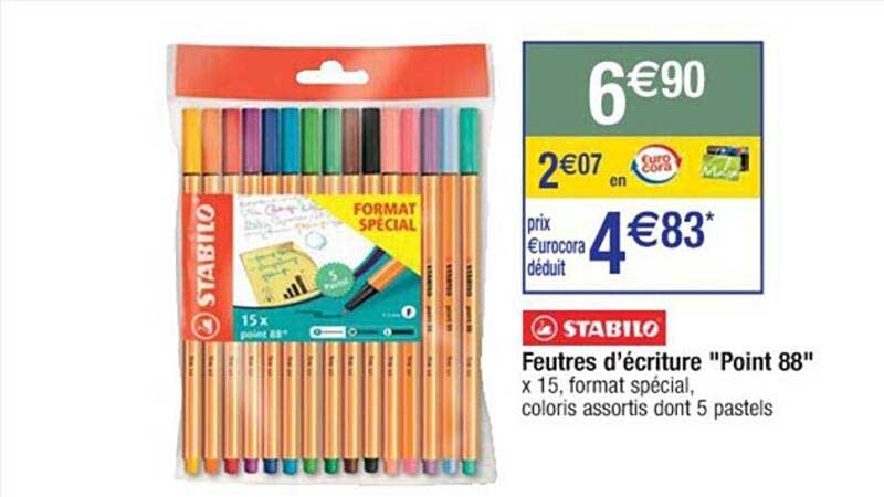 Feutres D'écriture "point 88" Stabilo