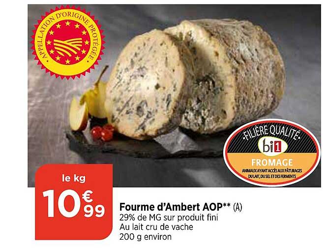 fourme d'ambert aop