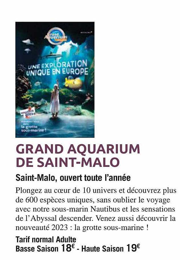 grand aquarium de saint-malo