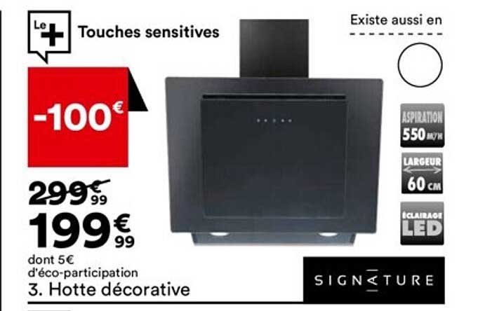 hotte décorative signature