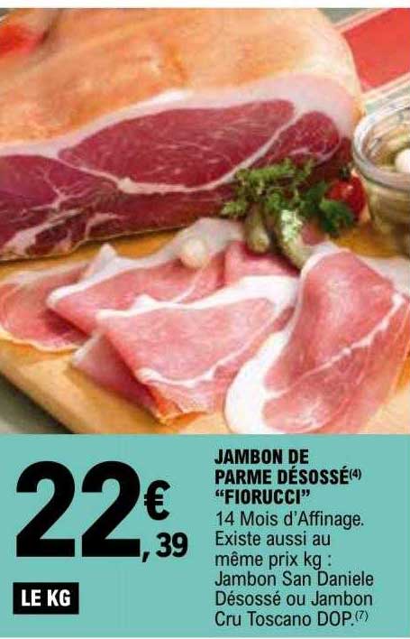 Jambon De Parme Désossé "fiorucci"