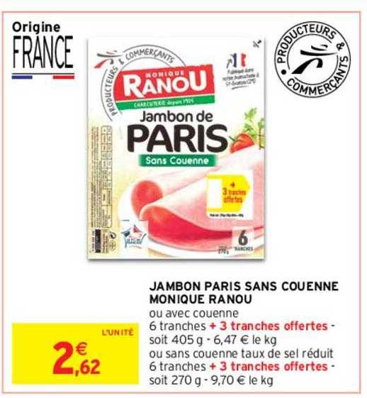 jambon paris sans couenne monique ranou
