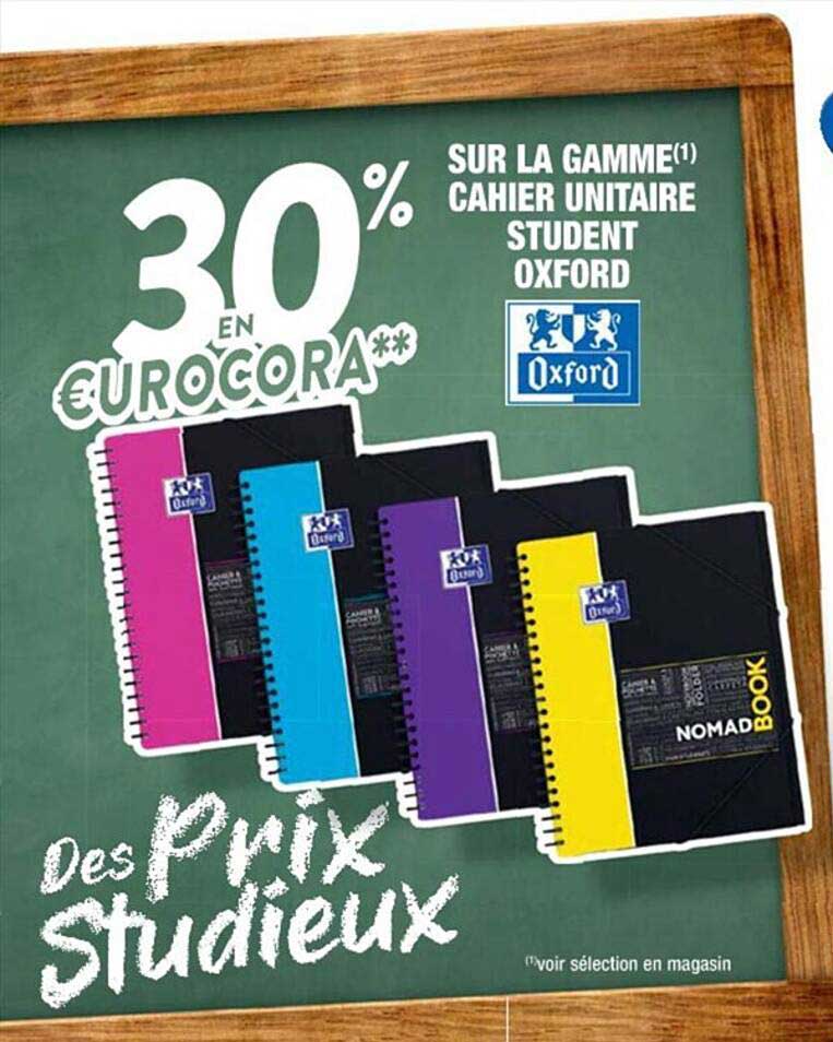 la gamme cahier unitaire student oxford