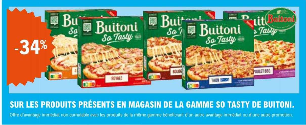 la gamme so tasty de buitoni