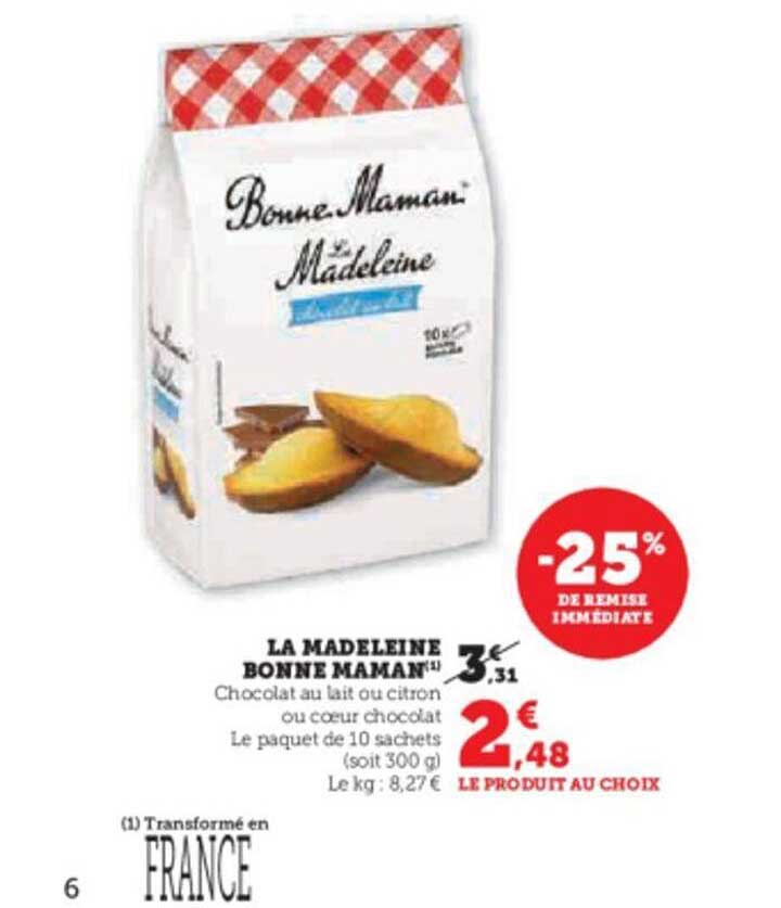 la madeleine bonne maman