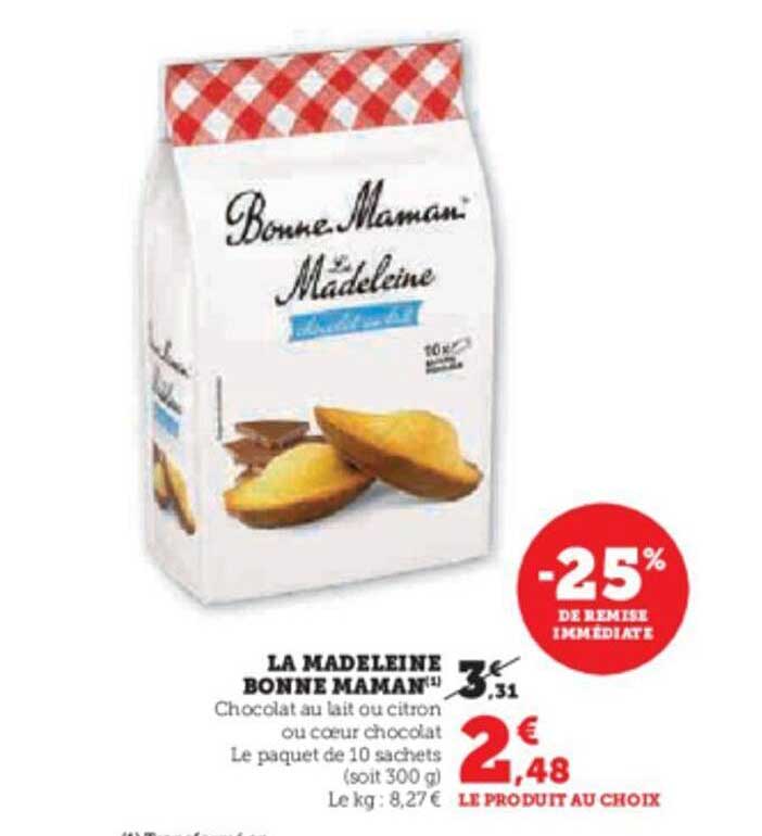 la madeleine bonne maman